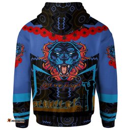 panthers rugby hoodie custom anzac angry panther style hoodie