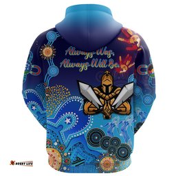 Gold Coast Titans Hoodie Gladiator NAIDOC Heal Country! Heal Our Nation