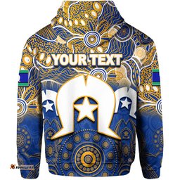 custom personalised eagles australian football torres strait islanders mix aboriginal hoodie 05