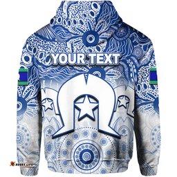 custom personalised kangaroos australian football torres strait islanders mix aboriginal hoodie 09
