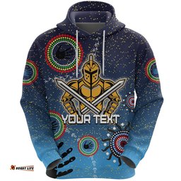Custom Personalised NAIDOC Titans Hoodie Gold Coast Aboriginal