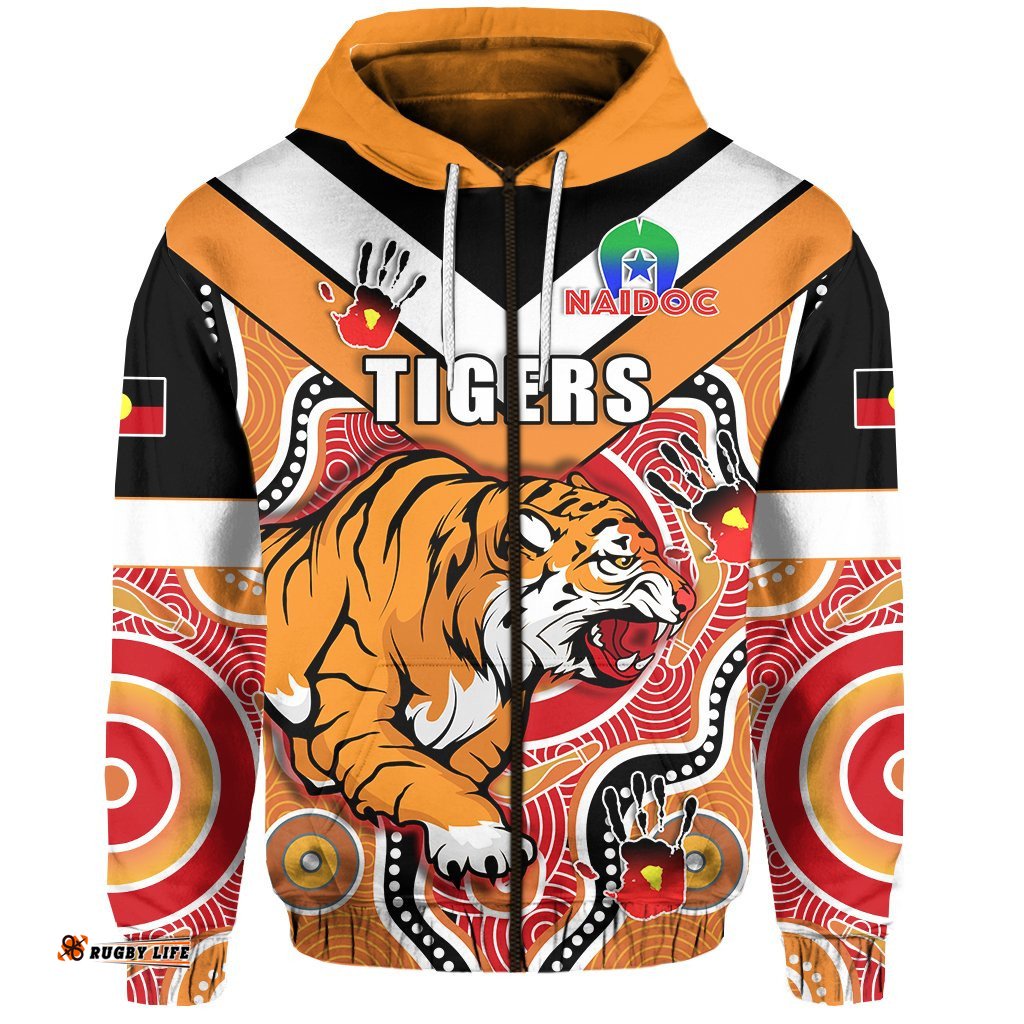 Tigers NAIDOC Zip Hoodie Wests Indigenous 05