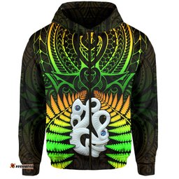aotearoa fern hoodie new zealand hei tiki special style