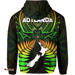 aotearoa fern hoodie new zealand hei tiki special style