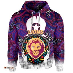 lions australian football hoodie naidoc week