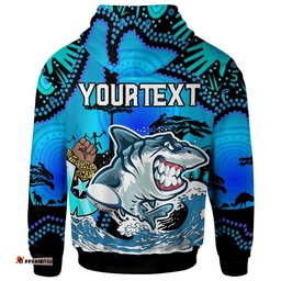sharks rugby hoodie naidoc sharks no rules zone rugby ball torres strait with aboriginal culture rlt12