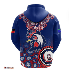 roosters rugby naidoc aboriginal hoodie