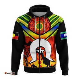 naidoc week hoodie dhari aboriginal get up stand up show up