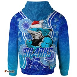 sharks christmas rugby christmas super sharks hoodie rlt12