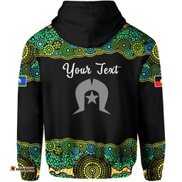 Custom Personalised NAIDOC Heal Country Zip Hoodie Map Australia