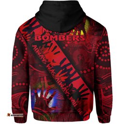 Custom Personalised Australia NAIDOC Week Hoodie Essendon Bombers