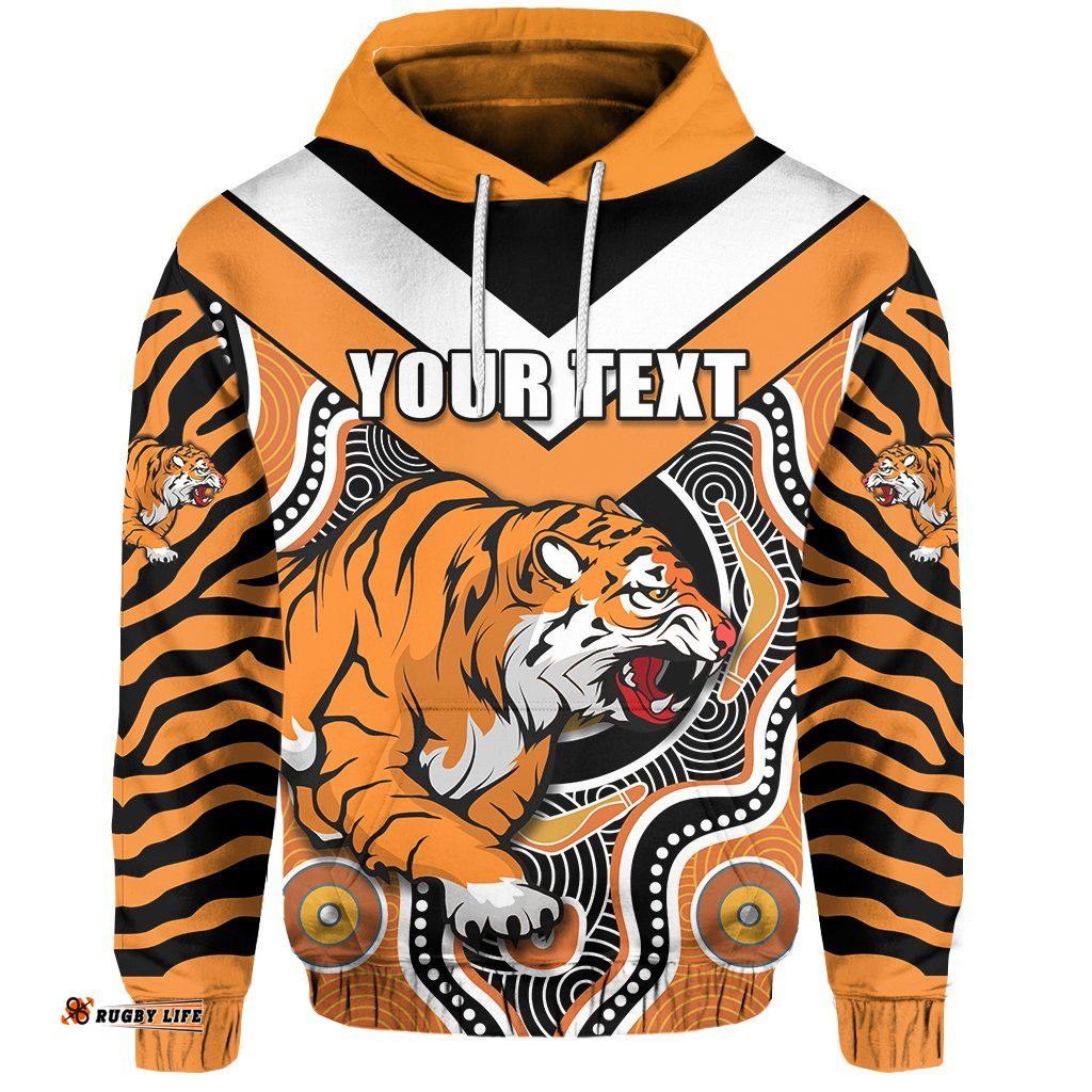 Custom Personalised Go Tigers Hoodie Style Wests Sport 03
