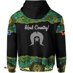 NAIDOC Heal Country Hoodie Map Australia