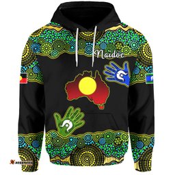 NAIDOC Heal Country Hoodie Map Australia