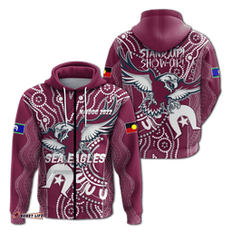 sea eagles rugby naidoc aboriginal hoodie