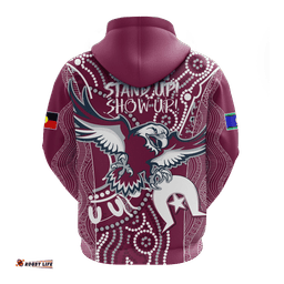 sea eagles rugby naidoc aboriginal hoodie