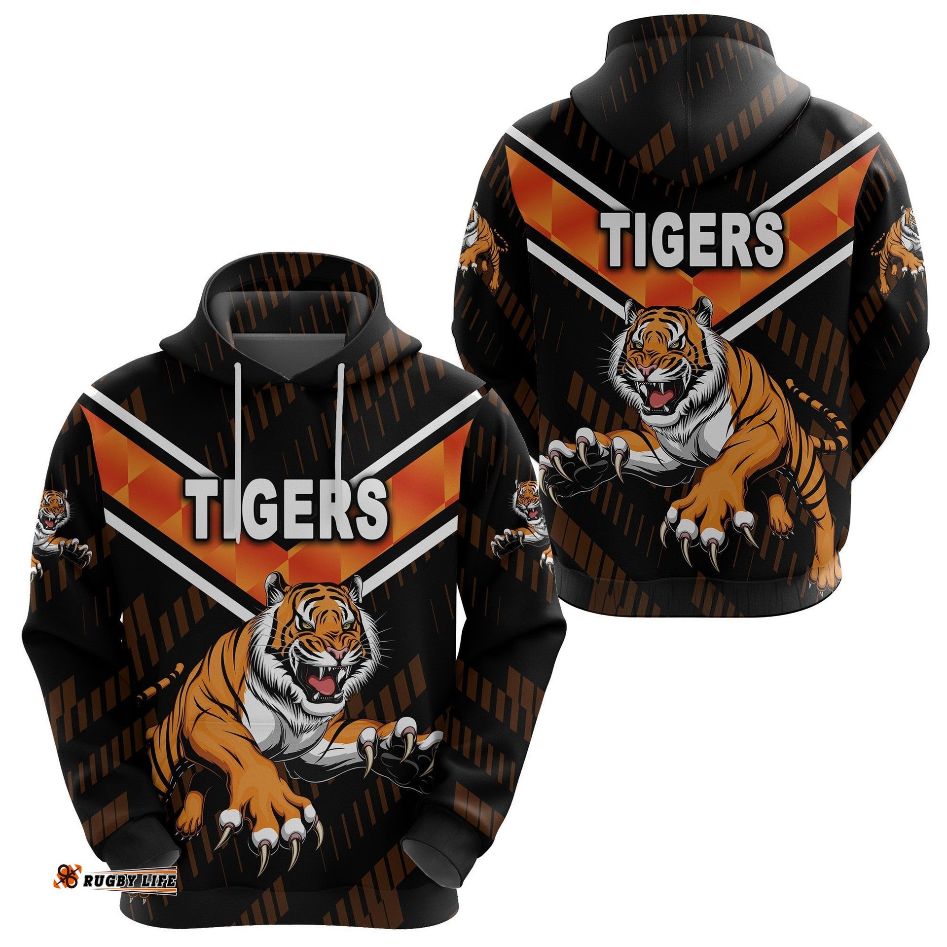 Wests Tigers Hoodie Simple