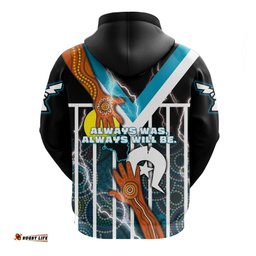 Power NAIDOC Week Zip Hoodie Adelaide Special Version Sport Style