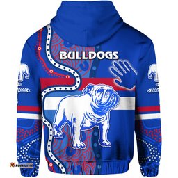 Western Hoodie Bulldogs Indigenous Simple Style