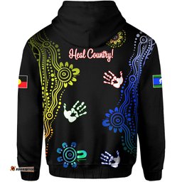 NAIDOC Week Zip Hoodie Brave New Heal Country