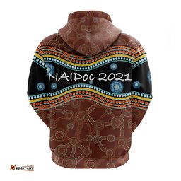 Australia Zip Up Hoodie NAIDOC Week Heal Country 0
