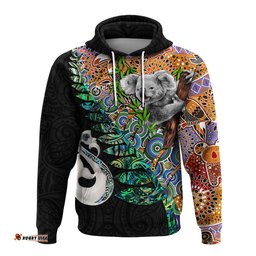 New Zealand Maori Manaia and Australian Aboriginal Koala Hoodie