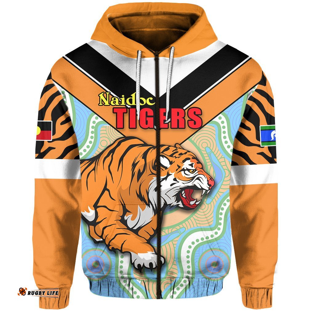 Tigers NAIDOC Week Zip Hoodie Wests Brave