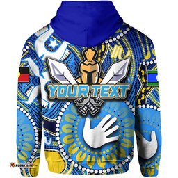 Custom Personalised NAIDOC Gold Coast Zip Hoodie Titans NAIDOC Patterns