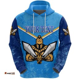 Custom Personalised Gold Coast Titans Hoodie Gladiator Original Style NO.1