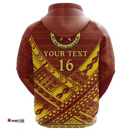 Custom Personalised 'Eua High School Hoodie, Custom Text and Number 02