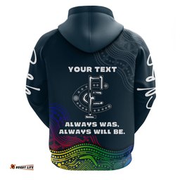 Custom Personalised Blues NAIDOC Week Zip Hoodie Aboriginal Special Style