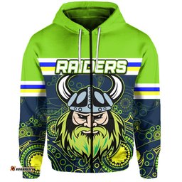 Custom Personalised Raiders Zip Hoodie Personalise Style No.3