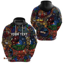 Custom Personalised Australia NAIDOC Week Hoodie Indigenous Be Proud