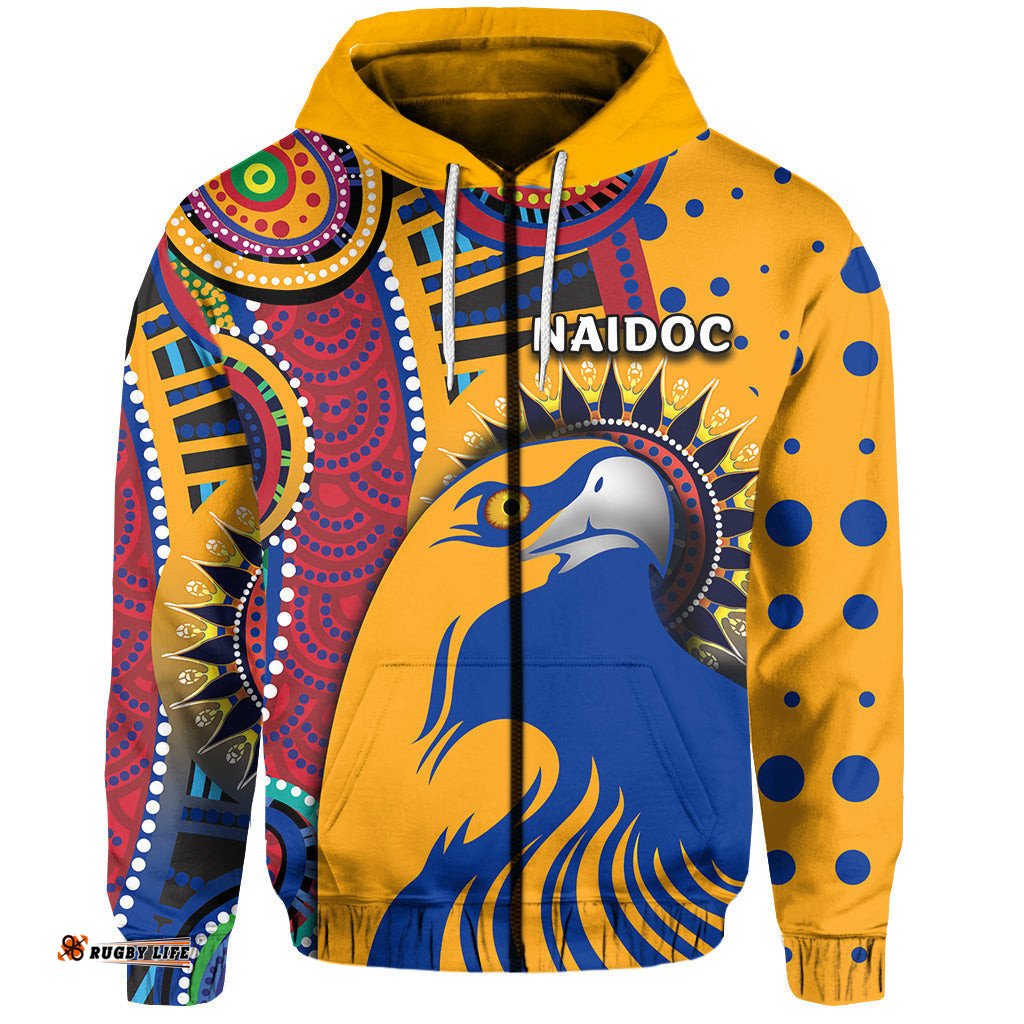 NAIDOC West Coast Eagles Zip Hoodie Indigenous