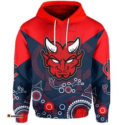 Custom Personalised Demons Hoodie Aboriginal Simple