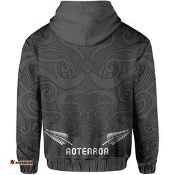 Maori Zip Hoodie Aotearoa Tattoo