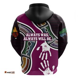Queensland NAIDOC Week Zip Hoodie Maroons Aboriginal Sport Style