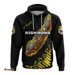 Custom Personalised Richmond Zip Hoodie Aboriginal Sport Style