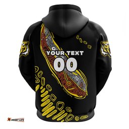 Custom Personalised Richmond Zip Hoodie Aboriginal Sport Style