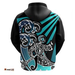 Custom Personalised Maori Aotearoa Hoodie New Zealand Simple Style