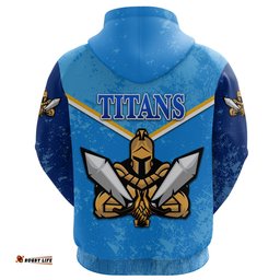 Gold Coast Titans Zip Hoodie Gladiator Original Style NO.1