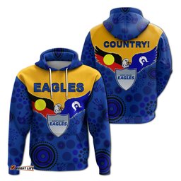 West Coast Eagles Hoodie NAIDOC Heal Country 0