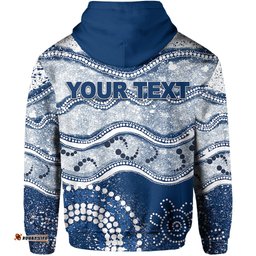 Custom Personalised Cats Hoodie Aboriginal Grunge Style