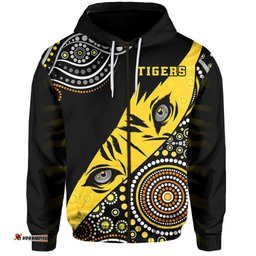 Richmond Indigenous Zip Hoodie Tigers Football