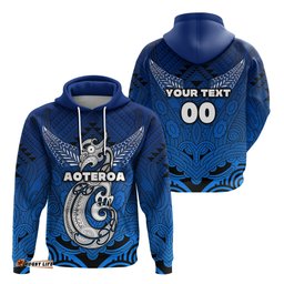 Custom Personalised Maori Aotearoa Manaia Hoodie Simple Sport Style