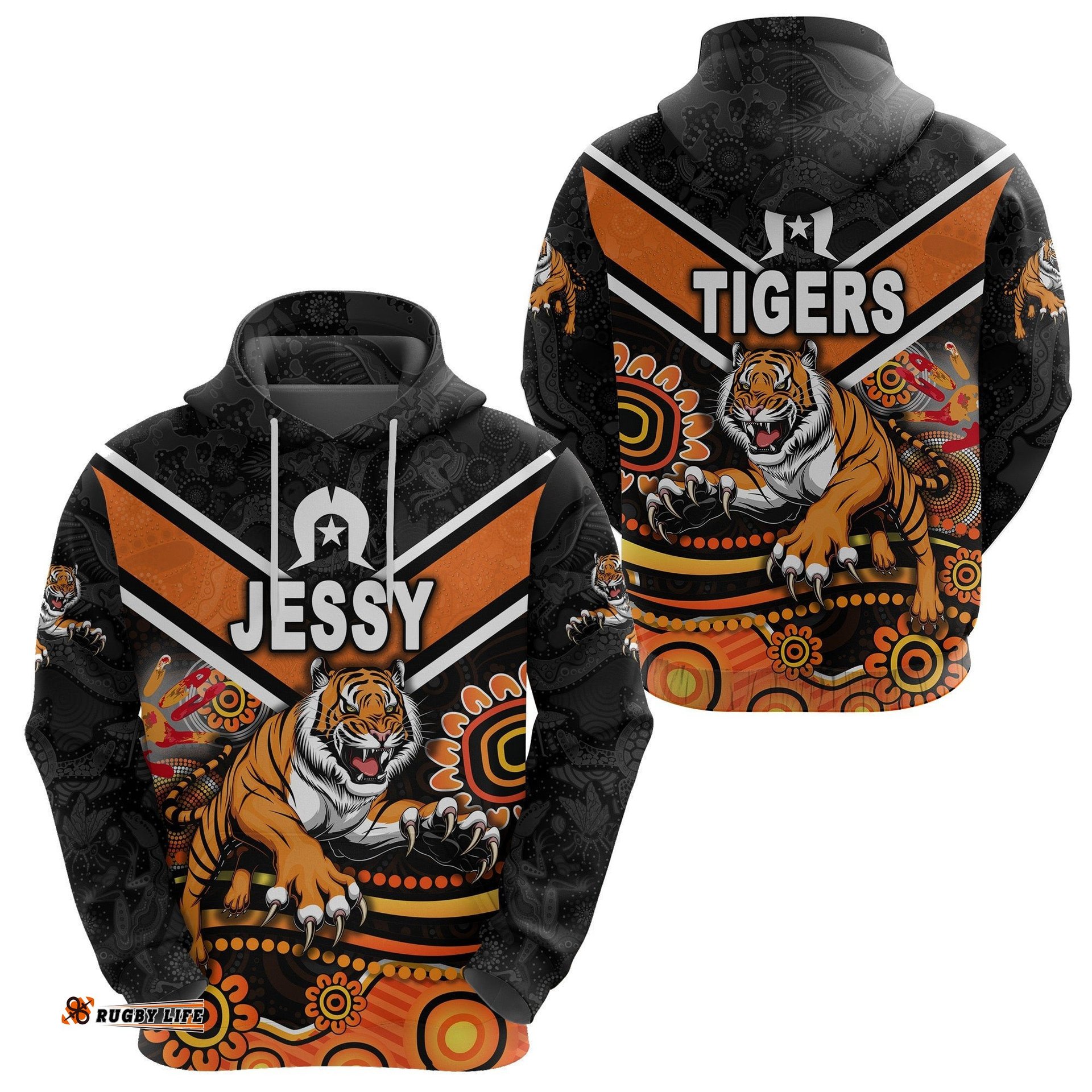 Jessy Wests Tigers Hoodie NAIDOC