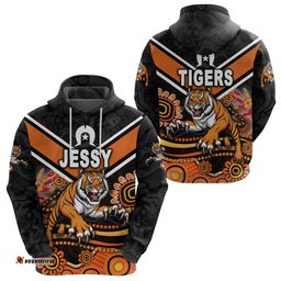 Jessy Wests Tigers Hoodie NAIDOC