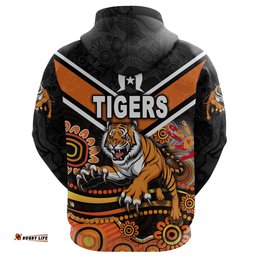 Wests Tigers Zip Hoodie NAIDOC