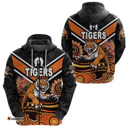 Wests Tigers Zip Hoodie NAIDOC