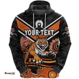 Custom Personalised Wests Tigers Hoodie NAIDOC